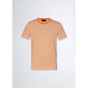 T-shirt À Rayures Orange XL male