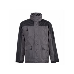 NORTH WAYS Parka de travail imperméable Oxford gris/noir North ways