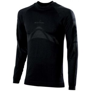 Adolphe Lafont Tee-shirt sans coutures manches longues noir thermoactive