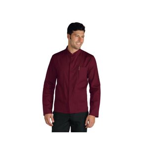 ISACCO Veste Homme Col Mao Tissu Légé Coreana Bordeaux