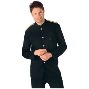 ISACCO Veste Major d' Homme Noir Epaulettes Tressees