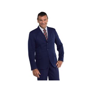 ISACCO Veste Homme 3 Boutons Bleu