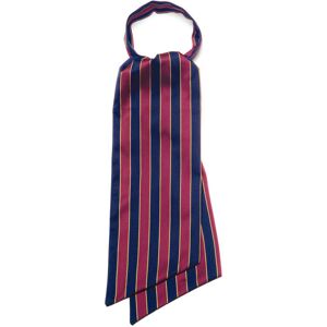 ISACCO Foulard Ascot Reg  Bleu Marine