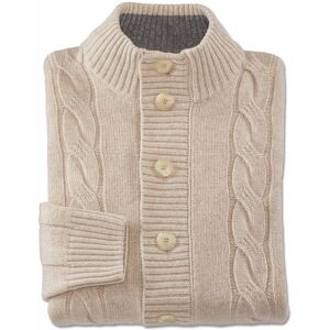 Gilet torsades boutonné 120-124 (2XL)