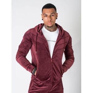 Project X Paris Veste en velours pipings ton sur ton - Couleur - Bordeaux, Taille - M