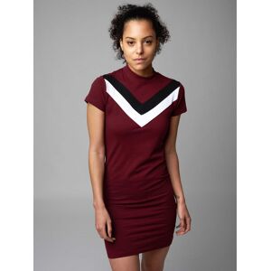 Project X Paris Robe moulante color block - Couleur - Bordeaux, Taille - M