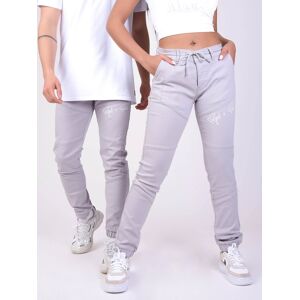 Project X Paris Pantalon skinny basic coutures apparentes - Couleur - Gris clair, Taille - 34