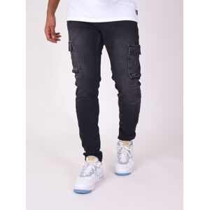 Project X Paris Jean basic style cargo - Couleur - Noir, Taille - 34