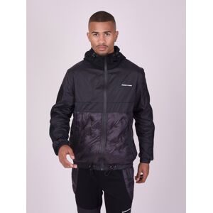 Project X Paris Veste à capuche bi-matière matelassage rond - Couleur - Noir, Taille - XL