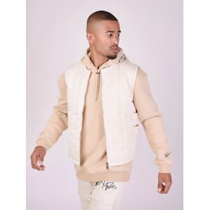 Project X Paris Gilet sans manche matelassage verticale - Couleur - Ivoire, Taille - M