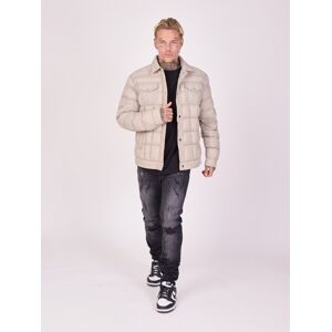 Project X Paris Blouson style biker matelassé - Couleur - Beige, Taille - XXL