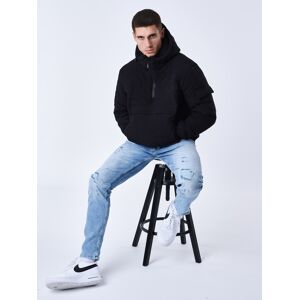 Project X Paris Sweat à Capuche Matelassé Vagues - Couleur - Noir, Taille - XL