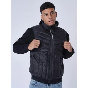 Project X Paris Gilet matelasse geometrique - Couleur - Noir, Taille - L