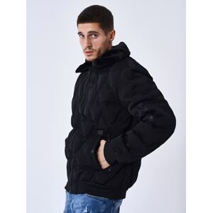 Project X Paris Veste matelassée col aviateur fourrure - Couleur - Noir, Taille - L