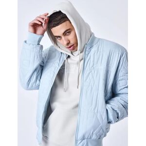 Project X Paris Veste Teddy matelassée - Couleur - Bleu gris, Taille - L