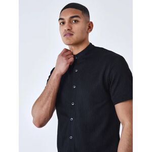 Project X Paris Chemise Seersucker - Couleur - Noir, Taille - L