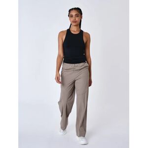 Project X Paris Pantalon droit à découpes - Couleur - Taupe, Taille - S