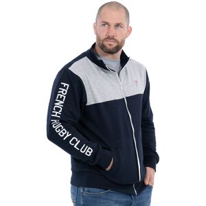 Ruckfield Sweat zippe French Rugby Club Ruckfield bleu marine 