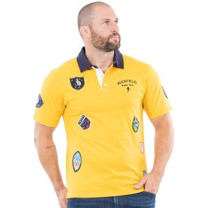 - Polo patch Ruckfield Coupe du Monde moutarde -