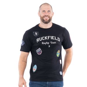 - T-shirt patch Ruckfield Coupe du Monde noir -