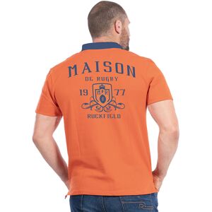 Ruckfield Polo Ruckfield a manches courtes Maison de Rugby orange 