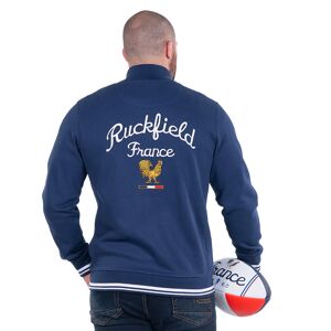 - Sweat zippé France Ruckfield bleu marine -