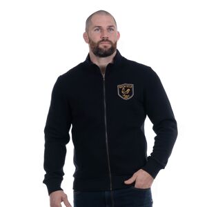 Ruckfield - Sweat zippe Ruckfield French Rugby Club noir -