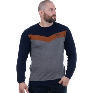 Ruckfield Pull col rond bleu marine Ruckfield Heritage 