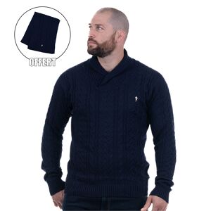 Ruckfield Pull col montant Ruckfield bleu marine 