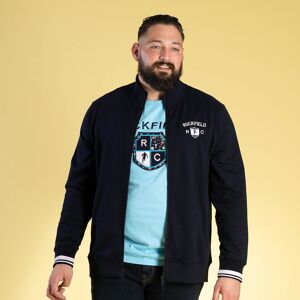 Ruckfield - Sweat zippe Ruckfield Rugby Club bleu marine -