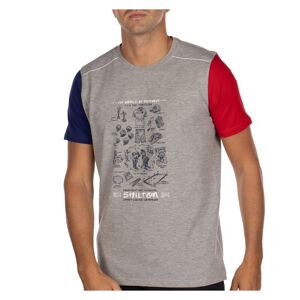 Shilton T-shirt pétanque world Motif devant M Homme 100% Coton