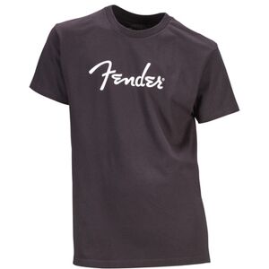 Fender T-Shirt Logo Black XL Noir avec logo Fender blanc