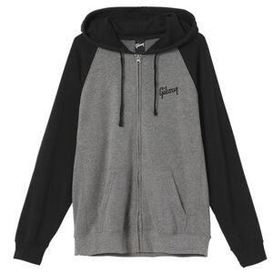 Gibson Logo Full-zip Hoodie XS Grey