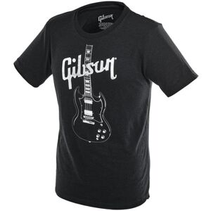 Gibson SG T-Shirt XS Noir avec logo blanc brod