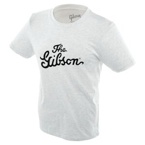 Gibson The Gibson Logo T-Shirt Large Blanc avec impression Gibson