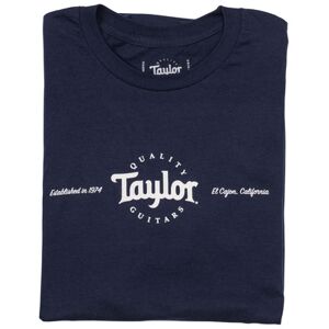 Taylor T-Shirt Logo Navy Blue XL Navy Blue with grey Taylor logo