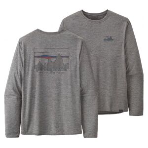 PATAGONIA T-shirt manches longues cap cool daily graphic homme - Taille : XS - Couleur : SKFE - Publicité