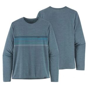 PATAGONIA T-shirt manches longues cap cool daily graphic homme - Taille : XS - Couleur : LIPX - Publicité