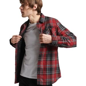 Chemise Superdry matelassée Merchant Store Homme Rouge Rouge XL Coton - Publicité