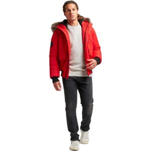 Doudoune Superdry Everest Homme Rouge Rouge L Coton - Publicité