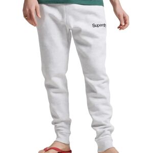 Jogging Superdry Classique Core Logo Homme Blanc Blanc XL Coton - Publicité