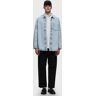 AMI Paris OVERSIZED ADC OVERSHIRT men Overshirts blue en taille:S