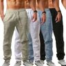 2024 New Summer Pants Hip Hop Wide Pants Works Pants For Men Loose Casual Mens Sports Pants Men s Linen Pants Large Size S-5XL
