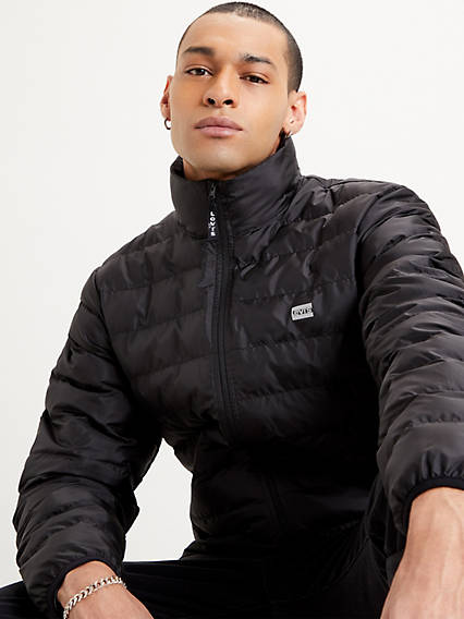 Levi's Presidio Packable Jacket - Homme - Noir / Mineral Black