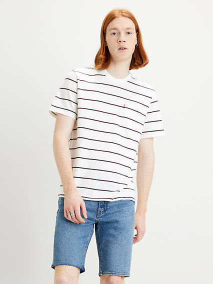 Levi's Relaxed Fit Tee - Homme - Multicolore / Stripe Tofu
