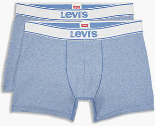 Levi's Basic Boxer Brief 2 Pack - Homme - Bleu / Light Blue