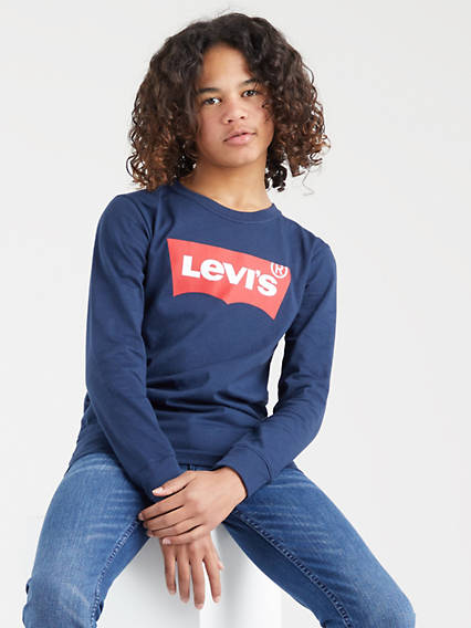 Levi's Teenager Batwing Tee - Homme - Bleu / Dress Blues