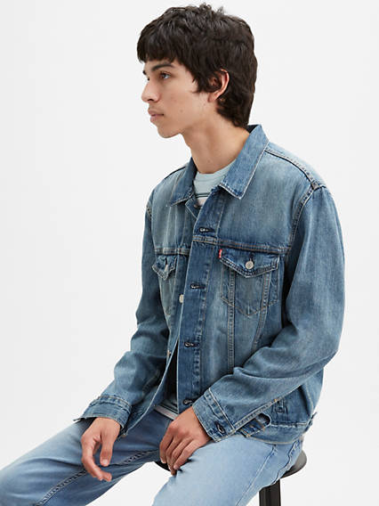 Levi's The Trucker Jacket - Homme - Indigo clair / Killebrew