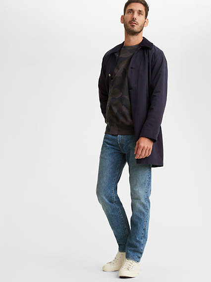 Levi's WellThread 502 Taper Jeans - Homme - Indigo moyen / Watermark Indigo Hemp
