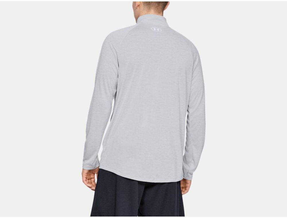 Under Armour Tech™ 2.0 Half Zip Long Sleeve T-shirt Gris L Homme